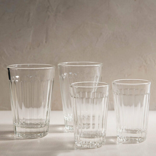 fluted-water-glasses